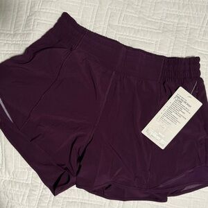 NWT lululemon hotty hot shorts